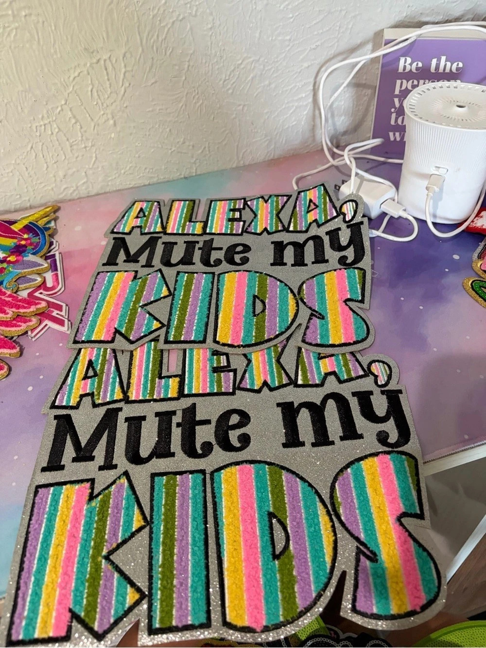 Assorted Multicolor Sequin Appliqué Patches